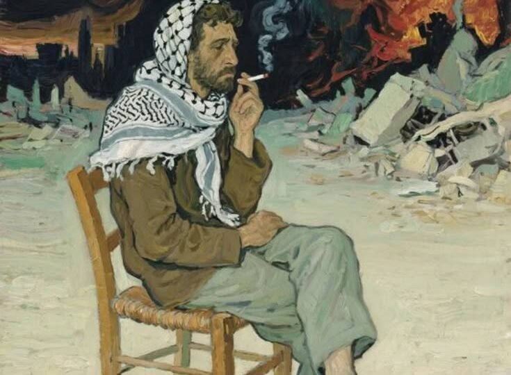 &lsquo;Up in Smoke&rsquo; (2026) by Palestinian Artist ABD ELRAHIM FARAJALLAH